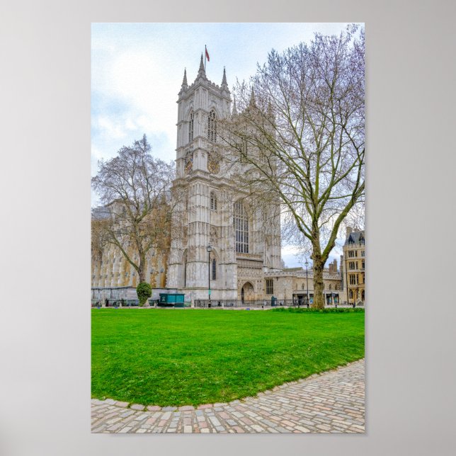 Westminster Abbey, London UK 8 x 12" Poster (Front)