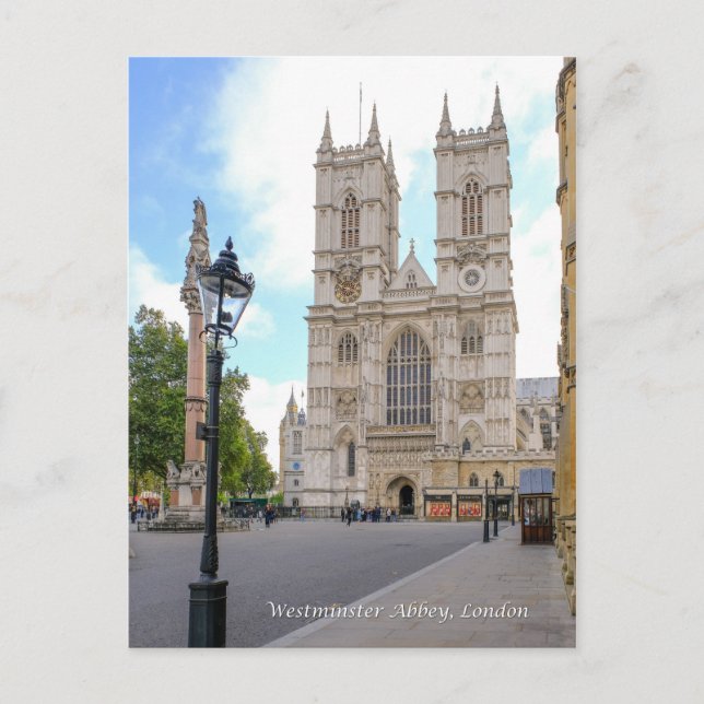 Westminster Abbey London UK Postcard (Front)
