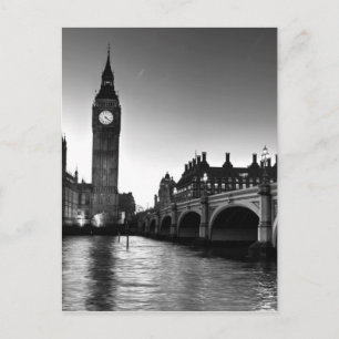 Westminster Bridge and Big Ben Postcard