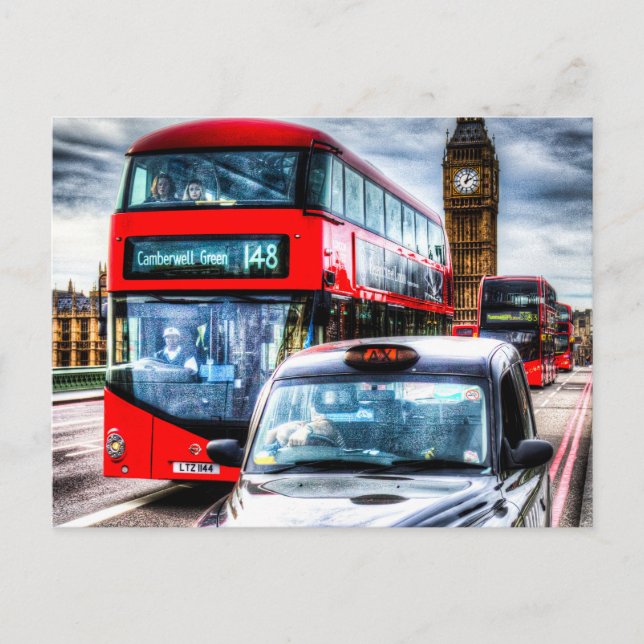 Westminster Bridge London Postcard (Front)