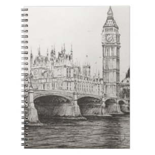 Westminster Bridge London UK. 30/10/2006 Notebook