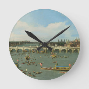 Westminster Bridge, London, With the Lord Mayor's Round Clock