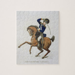 Westminster Cavalry Volunteer, plate 4 from 'Loyal Jigsaw Puzzle