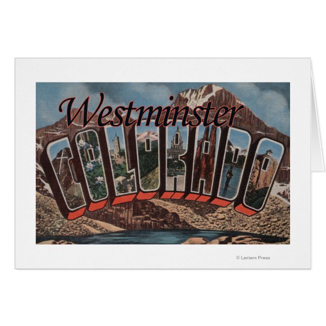 Westminster, Colorado - Large Letter Scenes (Front Horizontal)