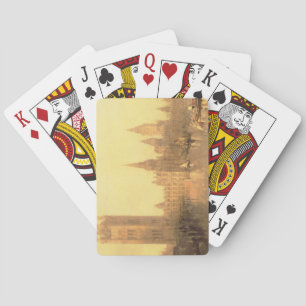 Westminster: Houses of Parliament, c.1860 (oil on Playing Cards