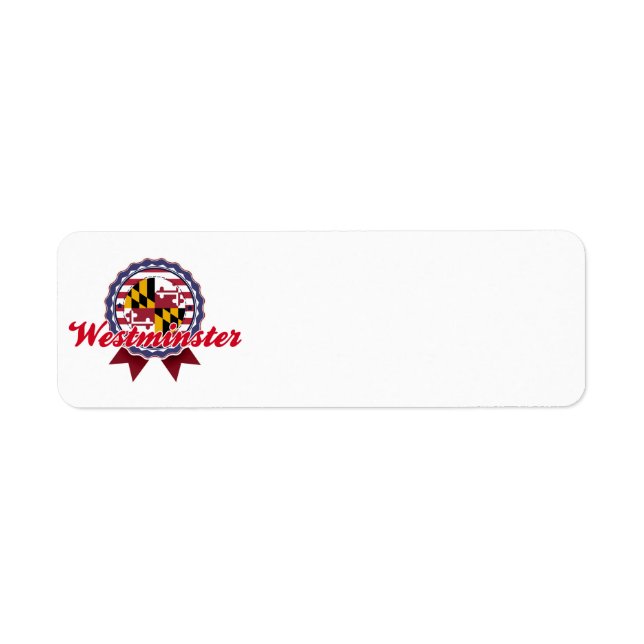 Westminster, MD Return Address Label (Front)