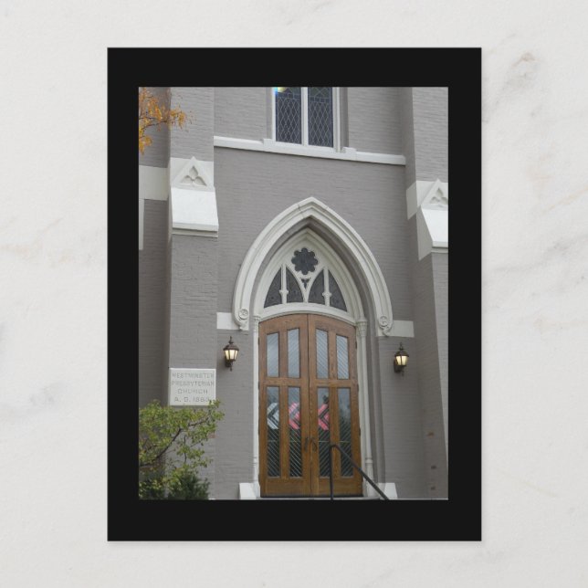 Westminster Presbyterian post card (Front)