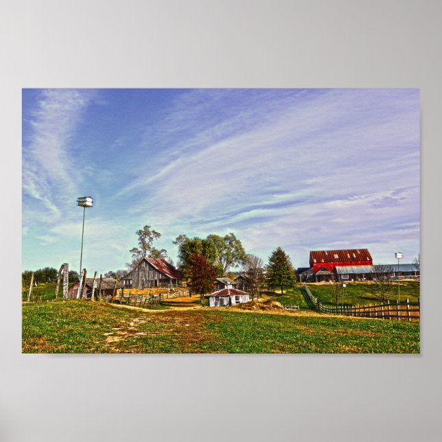 Weston, Missouri, Farm Poster (Front)
