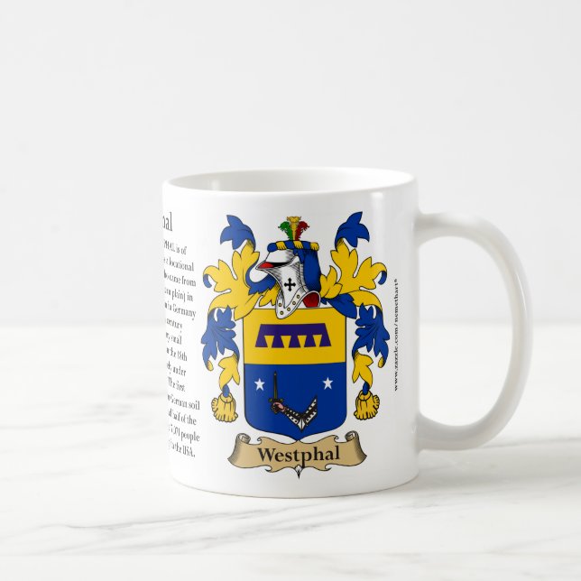Westphal, the Origin, the Meaning and the Crest Coffee Mug (Right)