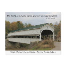 Westport Covered Bridge Postcard