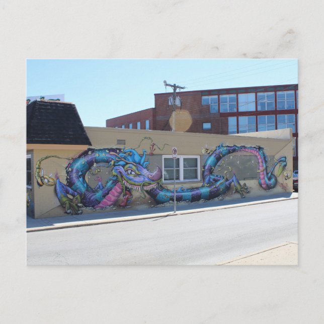 Westport Graffiti #3 Postcard (Front)