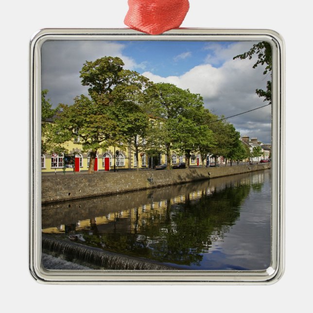 Westport, Ireland. The Atlantic town of Metal Ornament (Front)
