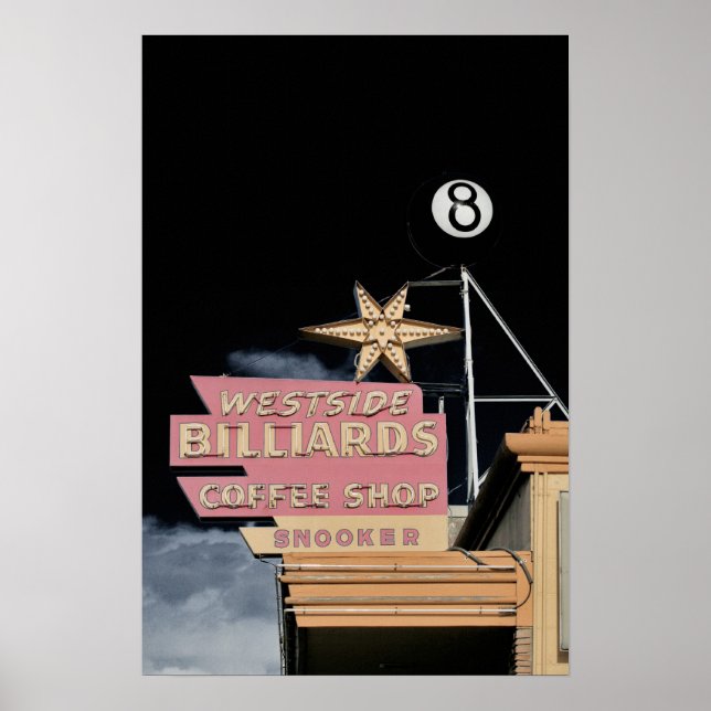 Westside Billiards Poster (Front)