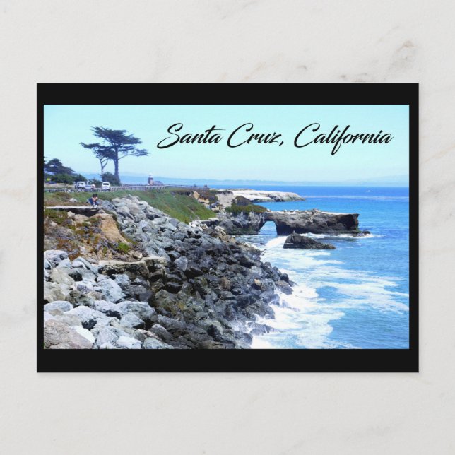 Westside Rocks, Santa Cruz, California Postcard (Front)
