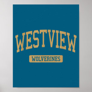 Westview high school hs san diego ca varsity sport poster
