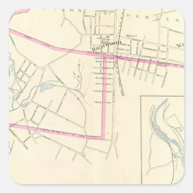 Westville Square Sticker (Front)