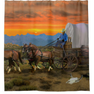 WESTWARD BOUND SHOWER CURTAIN