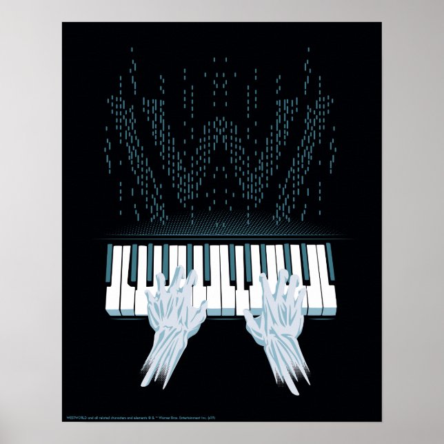 Westworld | Android Hands On Player Piano Poster (Front)