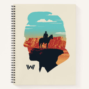 Westworld   Dr. Ford Silhouette Of Man in Black Notebook