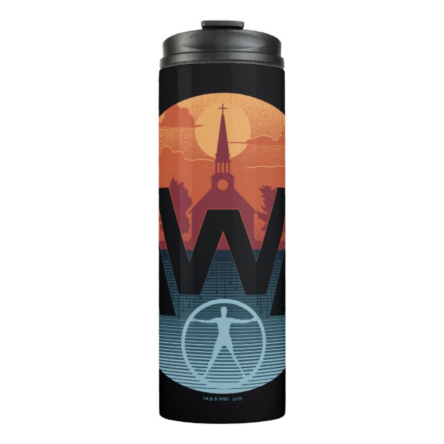 Westworld | Escalante Church Logo Thermal Tumbler (Front)