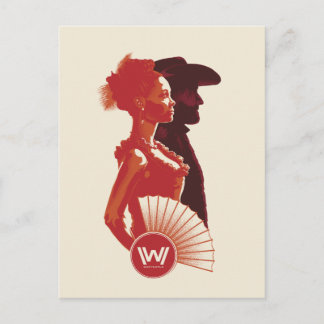 Westworld | Maeve & Hector Stencil Portrait Postcard