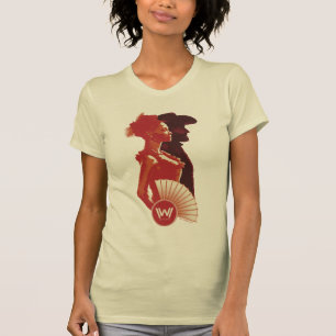 Westworld   Maeve & Hector Stencil Portrait T-Shirt