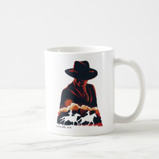Westworld | Man in Black Desert Silhouette Coffee Mug