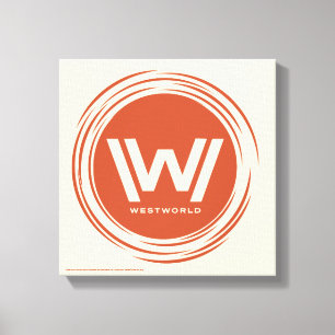 Westworld   Stylised Sun Logo Canvas Print