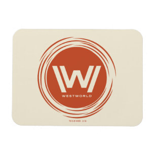 Westworld Stylised Sun Logo Magnet