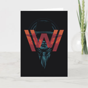 Westworld   The Man in Black Logo Graphic Card