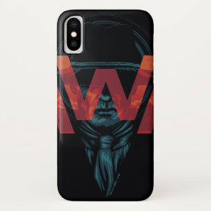Westworld   The Man in Black Logo Graphic iPhone X Case