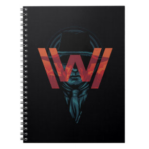 Westworld   The Man in Black Logo Graphic Notebook