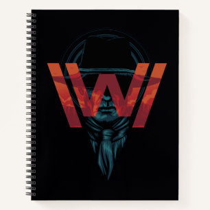 Westworld   The Man in Black Logo Graphic Notebook