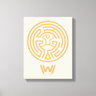 Westworld The Maze Symbol Canvas Print