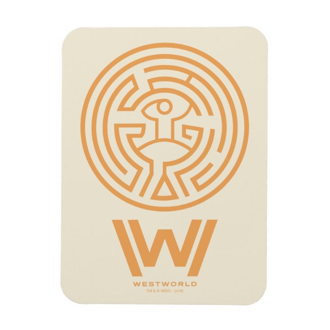 Westworld | The Maze Symbol Magnet (Vertical)