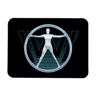 Westworld   Vitruvian Android Logo Magnet