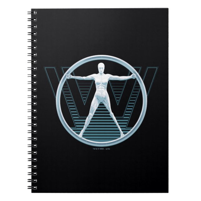 Westworld | Vitruvian Android Logo Notebook (Front)