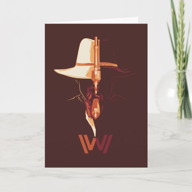 Westworld | White Hat Black Hat Split Graphic Card (Front)