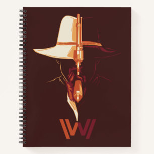 Westworld   White Hat Black Hat Split Graphic Notebook