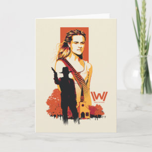 Westworld   Wyatt & Man in Black at White Church Card
