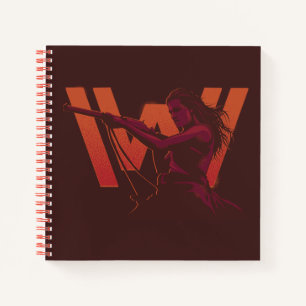 Westworld   Wyatt With Rifle Over Logo Notebook