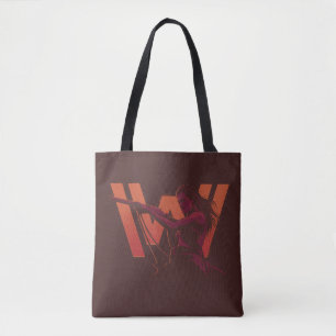 Westworld   Wyatt With Rifle Over Logo Tote Bag