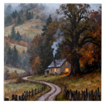 Wet Autumn Day, Welcoming Cottage