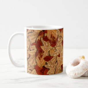 Wet Autumn Leaves Thanksgiving Coffee Mug