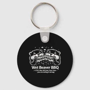 Wet Beaver Bbq Key Ring