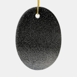 Wet Black Asphalt Background Ceramic Ornament