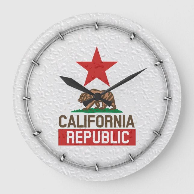Wet California Republic Large Clock (Front)
