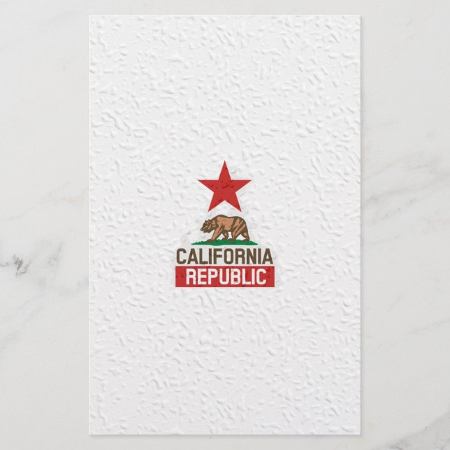 Wet California Republic Stationery (Front)