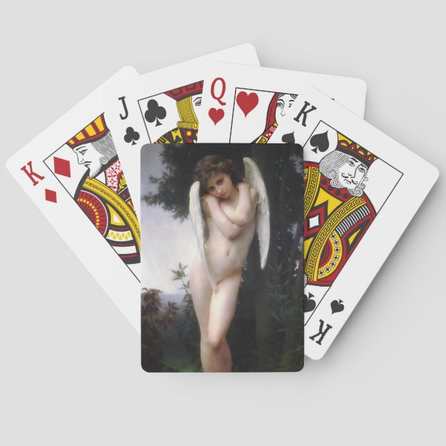 Wet Cupid  (L’Amour Mouillé) Playing Cards (Back)