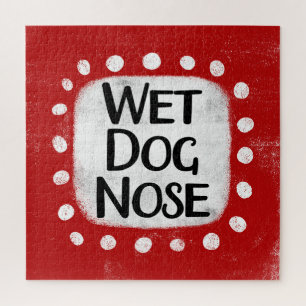 Wet Dog Nose Jigsaw Puzzle